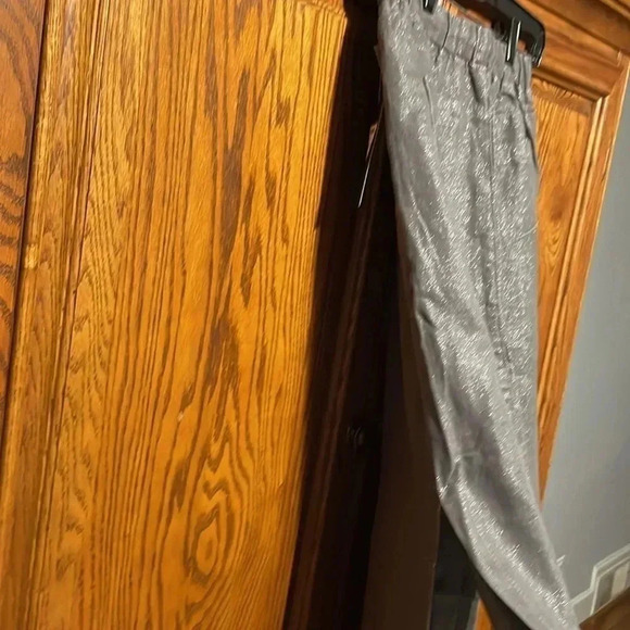 Be-Girl Gray Denim Skirt maxi split is up both sides - Picture 7 of 7